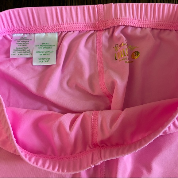 NWOT Lily Pulitzer Pink Luxletic Shorts 🌸 - Picture 3 of 6